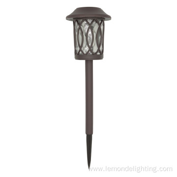 Outdoor Metal Glass Solar Lawn Lights